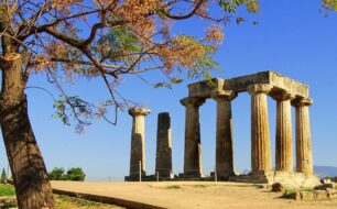 Ancient Corinth in the Peloponnese