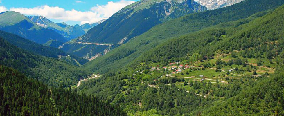 Aspropotamos in the Pindus Mountains of Greece