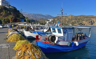 Fishing Boats in Agia Galini on Crete