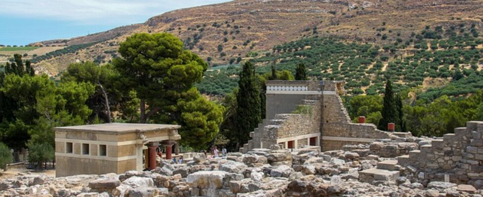 The Ruins of Knossos on Crete