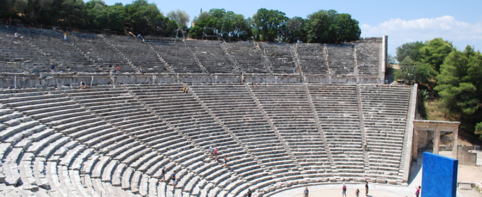 Ancient Theatre at Epidavros in the Peloponnese