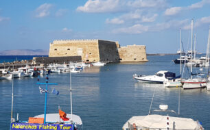 Irakleio's Harbour and Venetian Fortress