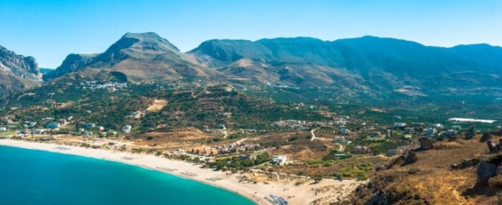 Plakias, one of the best beaches on Crete