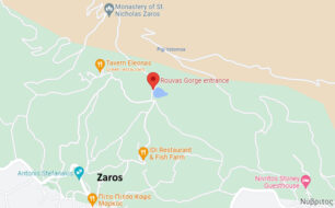 Google Map of Rouvas Gorge