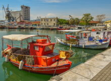 The Harbour at Volos in Thessaly