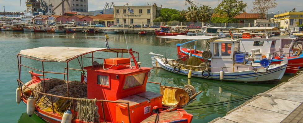 The Harbour at Volos in Thessaly