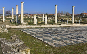 Archaeological Site of Pella in Macedonia, Greece
