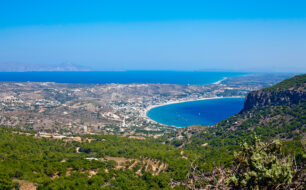 Kamari Bay on Kos in the Dodecanese