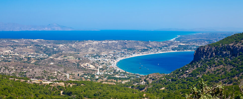 Kamari Bay on Kos in the Dodecanese