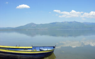 Boat at The Prespa Lakes