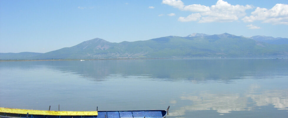 Boat at The Prespa Lakes