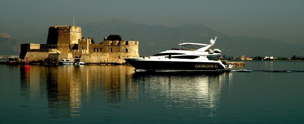 Bourtzi Castle off Nafplion in the Peloponnese