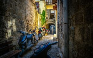 Rhodes Old Town in the Dodecanese