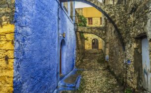 Rhodes Old Town in the Dodecanese