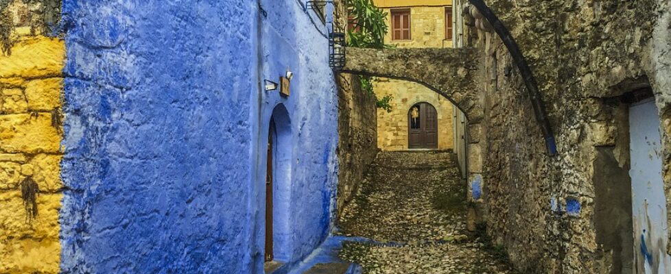 Rhodes Old Town in the Dodecanese