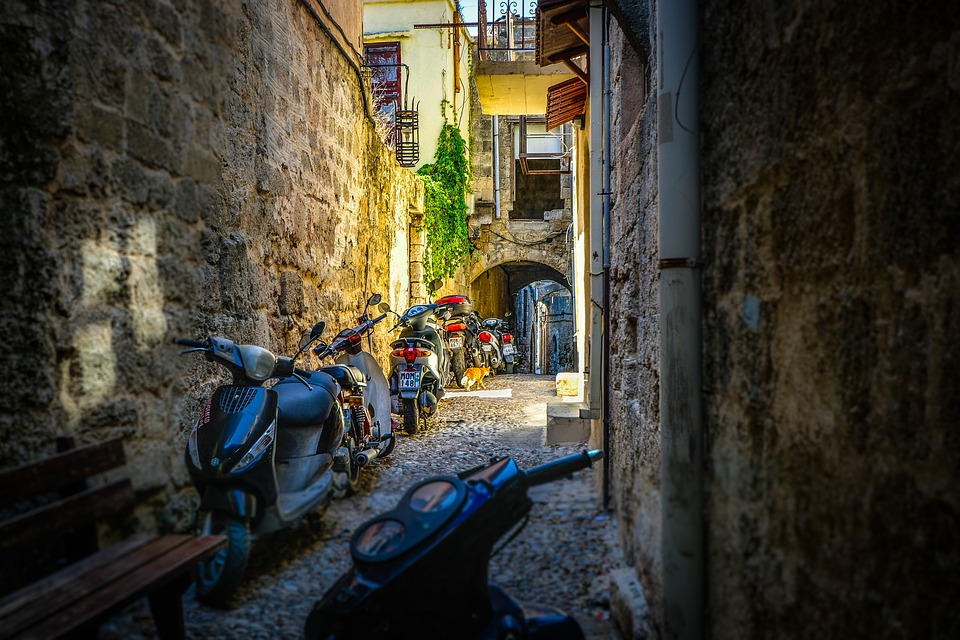 Rhodes Old Town in the Dodecanese