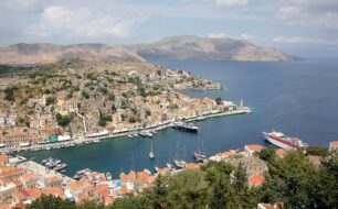 The Harbour at Symi in the Dodecanese