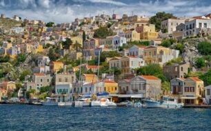 The Harbour at Symi in the Dodecanese