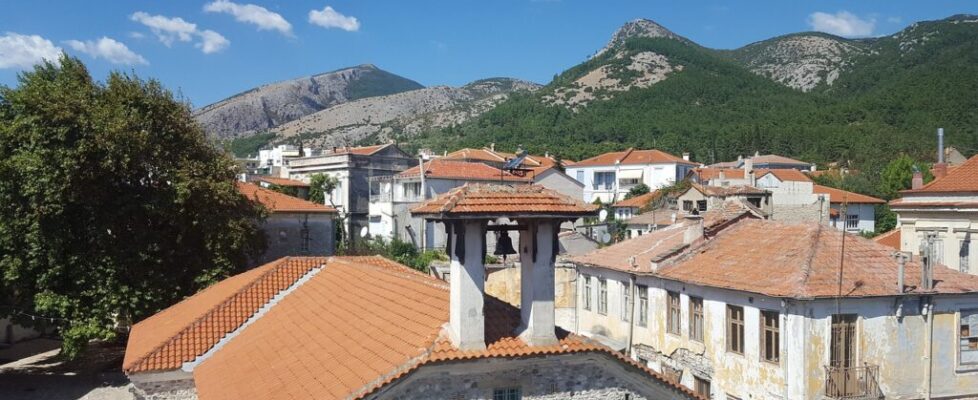 Rooftops in Xanthi in Thrace, Greece