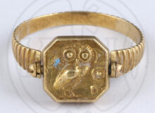 Owl Bracelet in the Benaki Museum in Athens