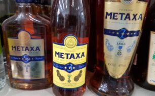 Metaxa Bottles on Samos