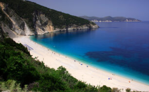 Myrtos Beach on Kefalonia
