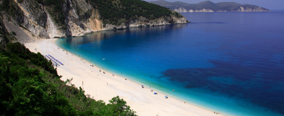 Myrtos Beach on Kefalonia