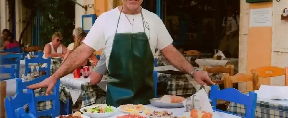 The Taverna O Meraklis on Symi