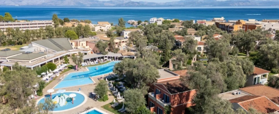 The Sentido Apollo Palace Hotel in Messonghi in Southern Corfu