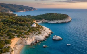 Cape Asprokavos on Corfu